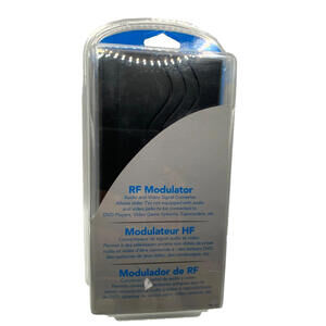 Dynex WS-007 RF Modulator AV S-Video Audio Video Signal Converter New